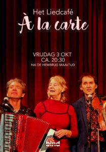 Het liedcafé : À la carte